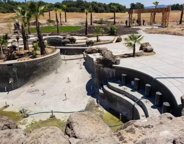 Colored concrete project photo