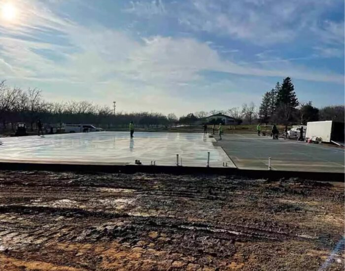 Commercial concrete project photo